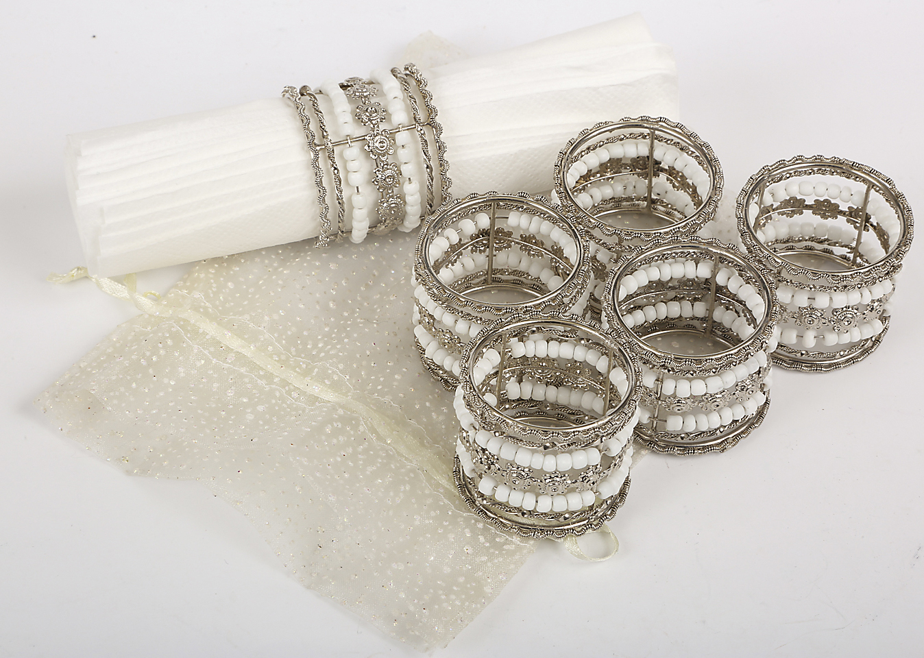 foto krou�ek na ubrousek sada 6 kus�